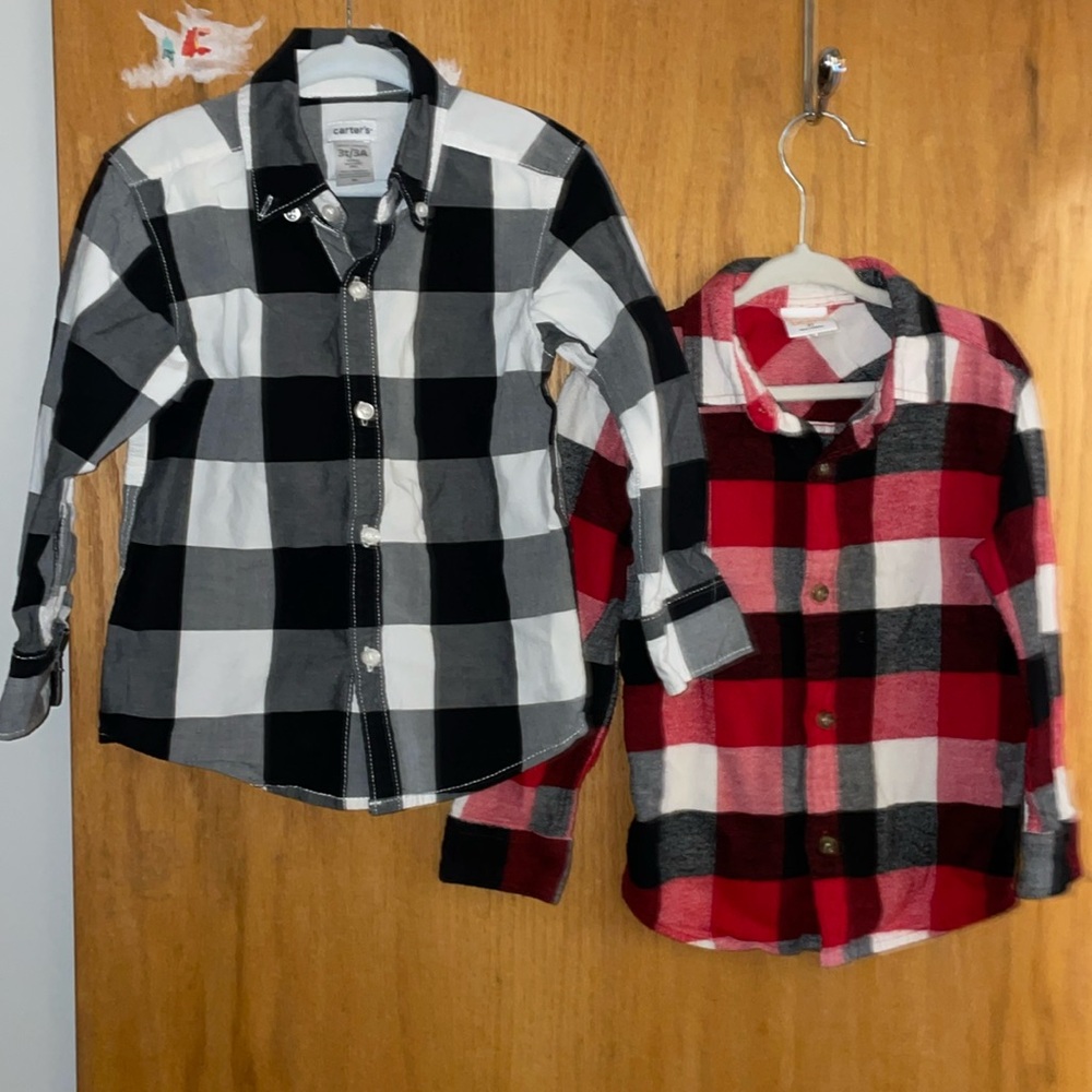 Carter’s and Jumping Beans Button Down Shirts - 3T